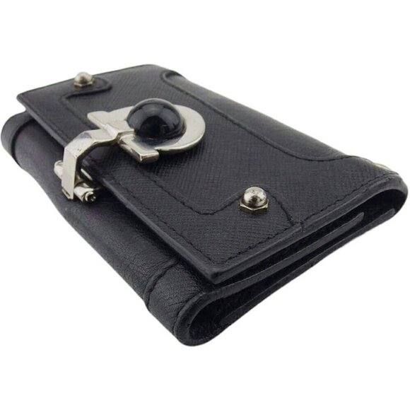 Salvatore Ferragamo Key Case Ganchini Leather Authentic USED - Picture 5 of 10